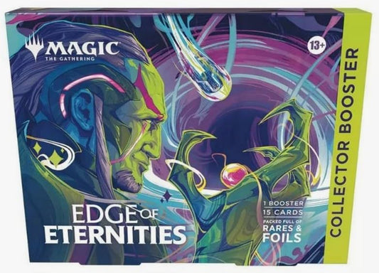 Magic The Gathering Edge of Eternities Collector Booster, 1 Booster, 15 Premium Cards Packed Full of Rares and Foils