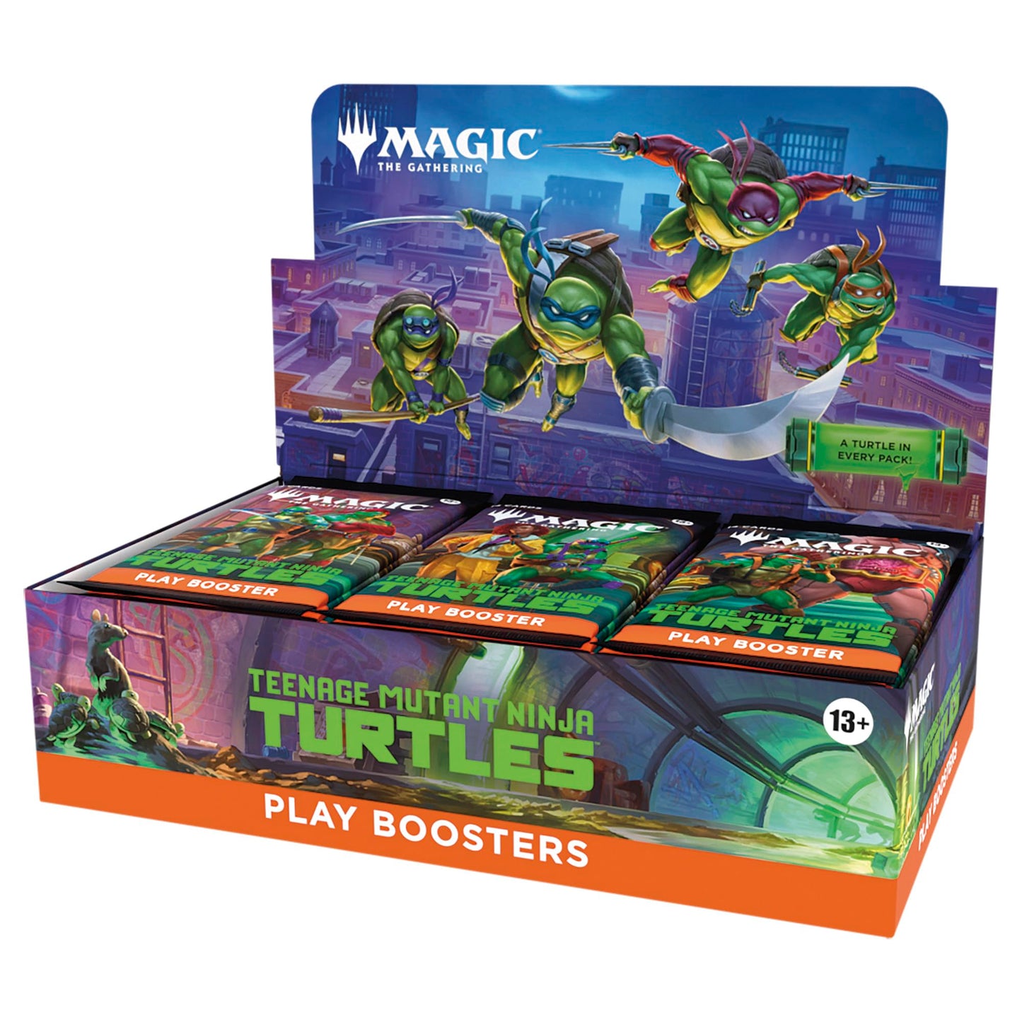 Magic: The Gathering | Teenage Mutant Ninja Turtles - Play Booster Box | 30 Packs | Collectible Trading Card Game
