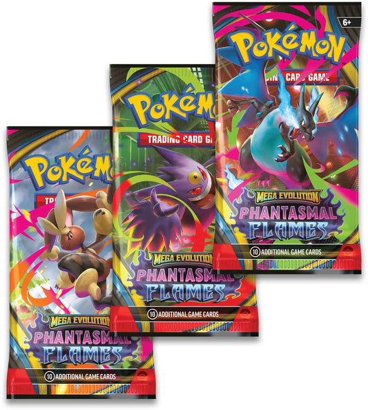Pokémon TCG: Mega Evolution—Phantasmal Flames Triple Pack Sneasel (1 Foil Promo Card & 3 Booster Packs)
