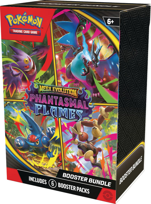 Pokémon TCG: Mega Evolution—Phantasmal Flames Booster Bundle